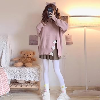 RILGOU Harajuku Y2K Pastel Kawaii Gothic Fashion Crewneck